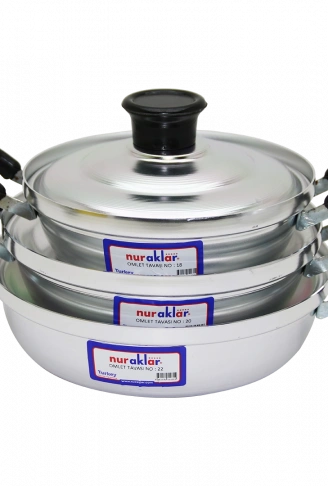 3LÜ ALÜMİNYUM OMLET SET NO-18-20-22 (4940)