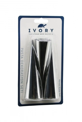 3PCS  KORNEO KALIP - PASTA DEKORASYON  ÇAP: 3CM X UZUNLUK: 12CM (4940)