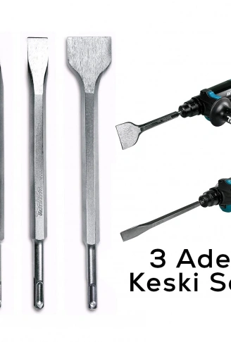 3PCS MURÇ SETİ SİVRİ -DÜZ 25CM (4940)