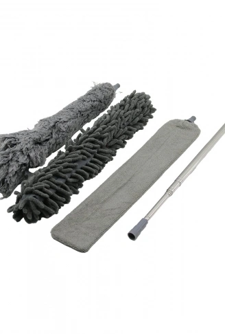 3PCS PÜSKÜL- MAKARNA- DÜZ TOZ ALMA SET ESNEK BAŞLI-43CM  UZAYAN SAPLI=43-205CM BRKT-910200 (4940)