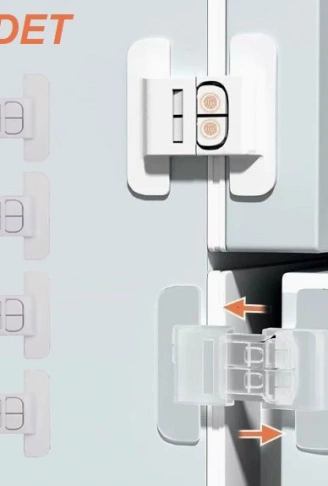 4 Adet Buzdolabı, Çekmece ve Dolap Kapağı Çocuk Kilidi (4940)