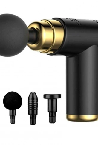 4 Başlıklı USB Şarj Olabilen Masaj Tabancası (4940)