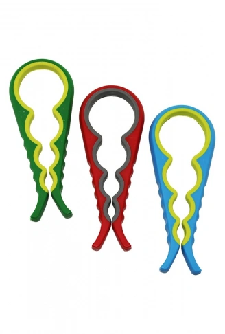 4 BOY PLASTİK KAVANOZ - ŞİŞE AÇACAK RENKLİ (4940)