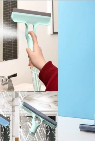 4 in 1 Spreyli Çek Çekli Camsil ve Fırça Aparatı (4940)