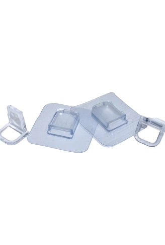 4 PARÇA RAF AYAK APARATI ŞEFFAF PVC YAPIŞKANLI (4940)