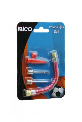 4 PCS POMPA İĞNE - HORTUM SETİ TOP - BİSİKLET LASTİK ŞİŞİRME (4940)