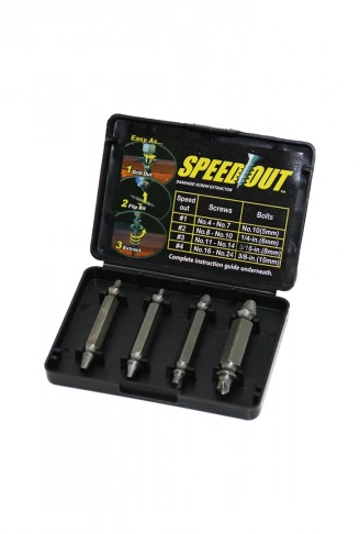 4 PCS SPEED OUT HASARLI VİDA ÇIKARICI PLS KUTULU (4940)