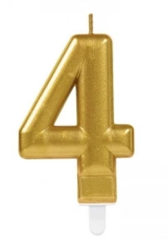4 Rakam Mum Gold Renk (4940)