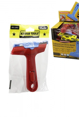 40 ADET PROFESYONEL - OYNAR BAŞLI CAM KAZIMA - BUZ KAZIYICI BIÇAK PLASTİK SAP (4940)