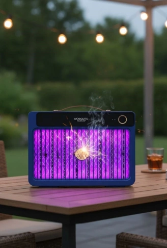 4000mAh Şarj Edilebilir Kablosuz 3000V Yüksek Güçlü Elektrikli Sivrisinek Öldürücü Sivrisinek Öldürme Lambası,Sinek Kıran BG-009 2000 mah (4940)