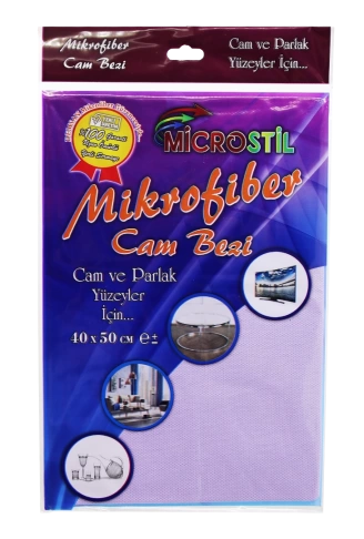40X50CM MİKROFİBER TEMİZLİK CAM BEZİ (4767) - Lisinya