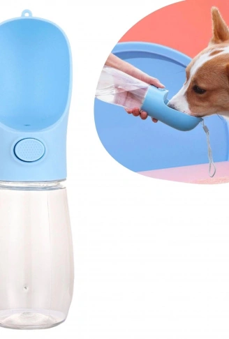 450 ml Taşınabilir Butonlu Evcil Hayvan Suluğu (4940)