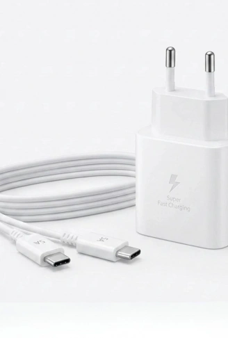 45W Süper Hızlı Şarj Adaptörü USB-C PD 3.0 PPS Fast Charger + 5A Type-C to Type-C Kablo (4940)