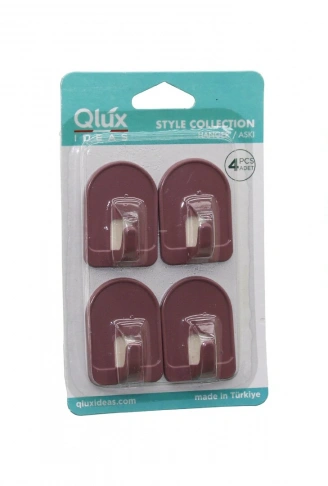 4PCS DOME ASKI NO-1 REKLİ PLASTİK YAPIŞKANLI MONTAJ (4940)