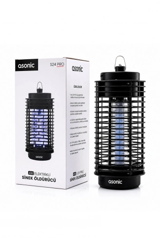 4W - SİYAH KOKUSUZ TAŞINABİLİR LED MAVİ IŞIKLI SİNEK ÖLDÜRÜCÜ S24 PRO (4940)