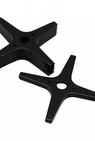 5 ADET SİYAH ARTI MODEL CEZVELİK OCAK KÜÇÜLTÜCÜ EMAYE (4940)