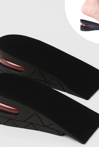 5 cm Boy Uzatıcı Silikon Ortopedik Topuk Tabanlık – Yüksek Konforlu Gizli Yükseltici Ped (Unisex) (4940)