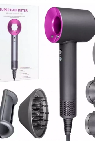 5 In 1 Profesyonel Saç Şekillendirici Fırça Taraklı Kurutma Fön Makinesi 1000 Watt (4940)