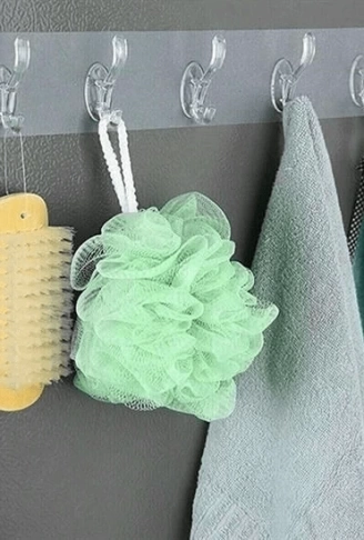 5li Güçlü Yapışkanlı Şeffaf Duvar Askısı Banyo Mutfak Düzenleyici Pratik Askılık ( Lisinya )