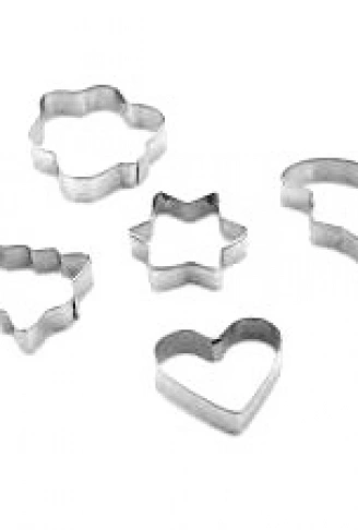 5 PARÇA  METAL BİSKÜVİ KURABİYE KALIP (4940)