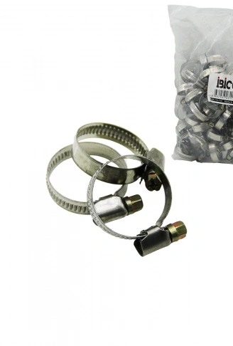 50 ADET 20-32MM METAL HORTUM KELEPÇE TORK AYARLI - AYARLANABİLİR KLİPS (4940)