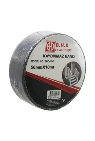 50MM X 10MT KAYDIRMAZ SİYAH BANT (4940)