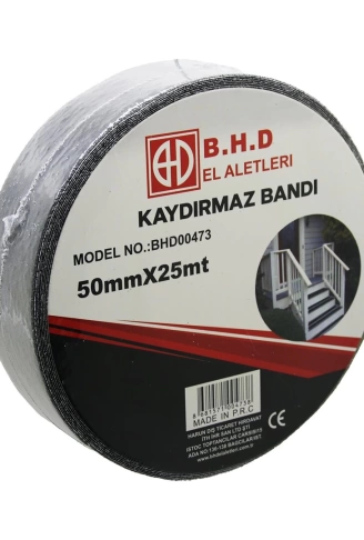50MM X 25MT KAYDIRMAZ SİYAH BANT (4940)