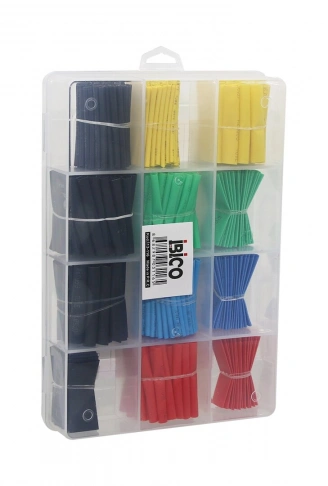 530PCS MAKARON KABLO TAMİR SETİ ISIYLA BÜZÜŞMELİ DARALAN HORTUM (4940)