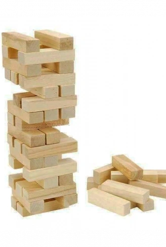 54 PARÇA  AHŞAP DENGE JENGA OYUNU (4940)