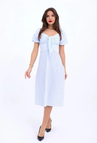 5948 ELBİSE-LOS ANGELES ÇİZGİLİ