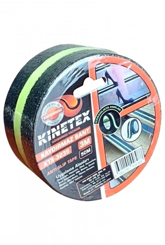 5CMX3MT   FOSFOR ŞERİTLİ - KARANLIKTA PARLAR  KAYDIRMAZ SİYAH BANT (4940)