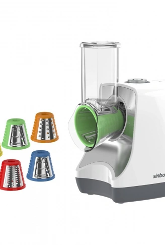 5İN1 OTOMATİK MEYVE VE SEBZE DOĞRAYICI MAKİNE KALIN İNCE = RENDE - DİLİMLEME - ÖĞÜTÜCÜ 150W SHB-7505 (4940)