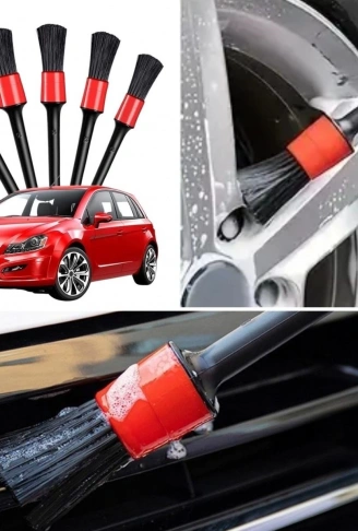 5’li Çok Amaçlı Araç İçi ve Dış Yüzey Temizlik &amp; Detaylandırma Fırça Seti (4940)