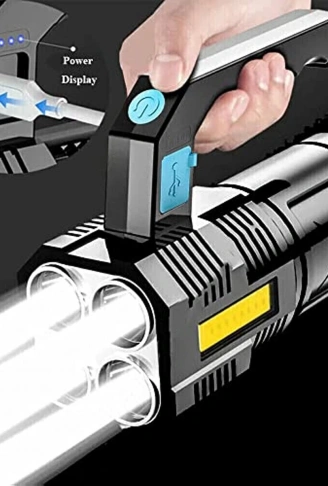 5W USB Şarjlı El Feneri (4940)