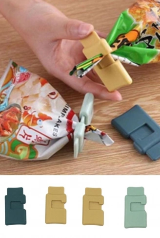 6'lı Hava Sızdırmaz Poşet Torba Ambalaj Ve Paket Kıstırmalı Kapatma Klipsi (4940)