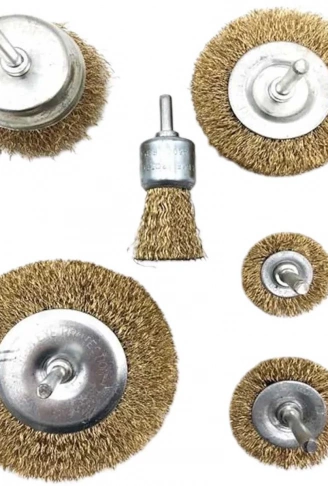 6&apos;lı Pimli Tel Fırça Seti Pas Yağ Kir Boya Yapışkan Çözücü (4940)