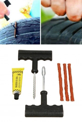 6 Parça Araba Motosiklet Otomobil Bisiklet Lastik Tamir Kiti Araç Bakım Seti (4940)