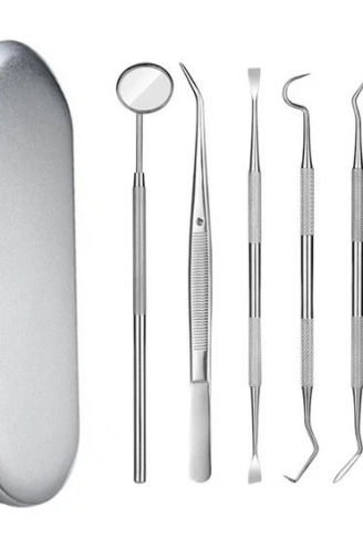 6 Parça Kutulu Ağız Bakımı Diş Bakım Seti Ağız Hijyen Takımı (4940)