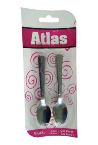 6 PARÇA  METAL ÇAY KAŞIK (4940)