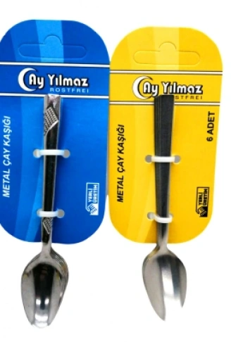 6 PARÇA  METAL ÇAY KAŞIK (4940)