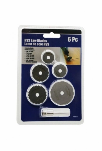 6 PARÇA MİNİ YUVARLAK TESTERE BIÇAKLARI 22---44MM (4940)