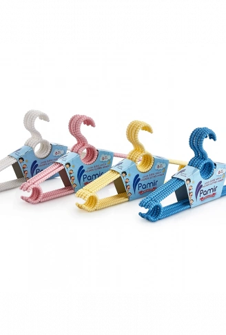 6 PARÇA  PLS.BONCUK ÇOCUK ELBİSE ASKI (4940)