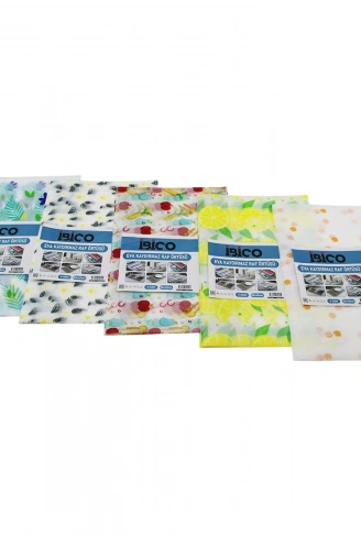 6 PCS   30X45CM   EVA - KAYMAZ  DOLAP VE ÇEKMECE İÇİ RAF ÖRTÜSÜ (4940)