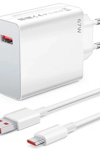 67W Hızlı Şarj Adaptörü USB to Type-C – PD Destekli, Akıllı Hızlı Şarj Başlığı, Güvenli Güç Adaptörü (4940)
