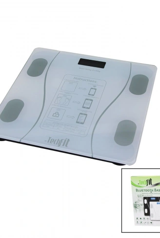 BLUETOOTH -VÜCUT ANALİZLİ DİJİTAL BASKÜL TERAZİ 180KG/50G YAĞ -SU -KAS ORAN -BMI -ODA ℃ TF-1075 (4940)