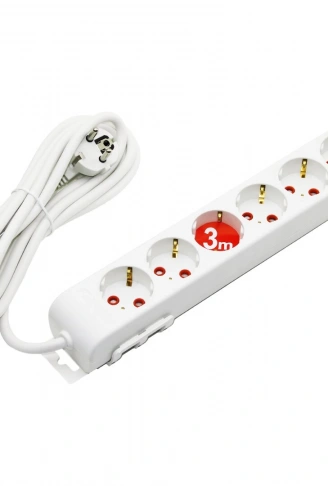 6LI - 3MT UZATMA KABLO - TOPRAKLI GRUP PRİZ (4940)