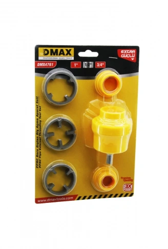 6PCS PLASTİK SU BORUSU DIŞ DİŞ AÇMA MATKAP UCU 1 - 1/2 - 3/4 (4940)