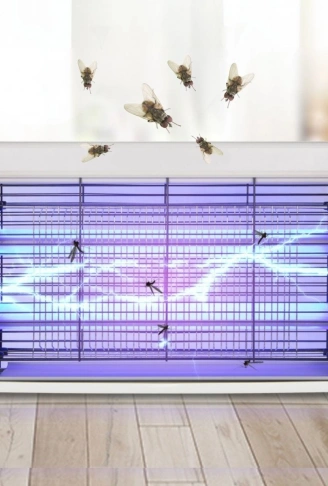 6W Taşınabilir ve Asılabilir Elektrikli Led Sivrisinek Yok Edici Hem Gece Lambası Hem Haşere Engelleyici Makine (4940)