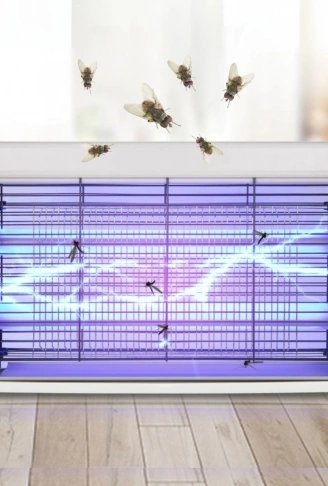 6W Taşınabilir ve Asılabilir Elektrikli Led Sivrisinek Yok Edici Hem Gece Lambası Hem Haşere Engelleyici Makine (4940)