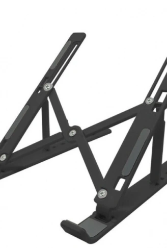 7 Kademeli Ayarlı Katlanabilir Laptop Tablet Standı Siyah (4940)